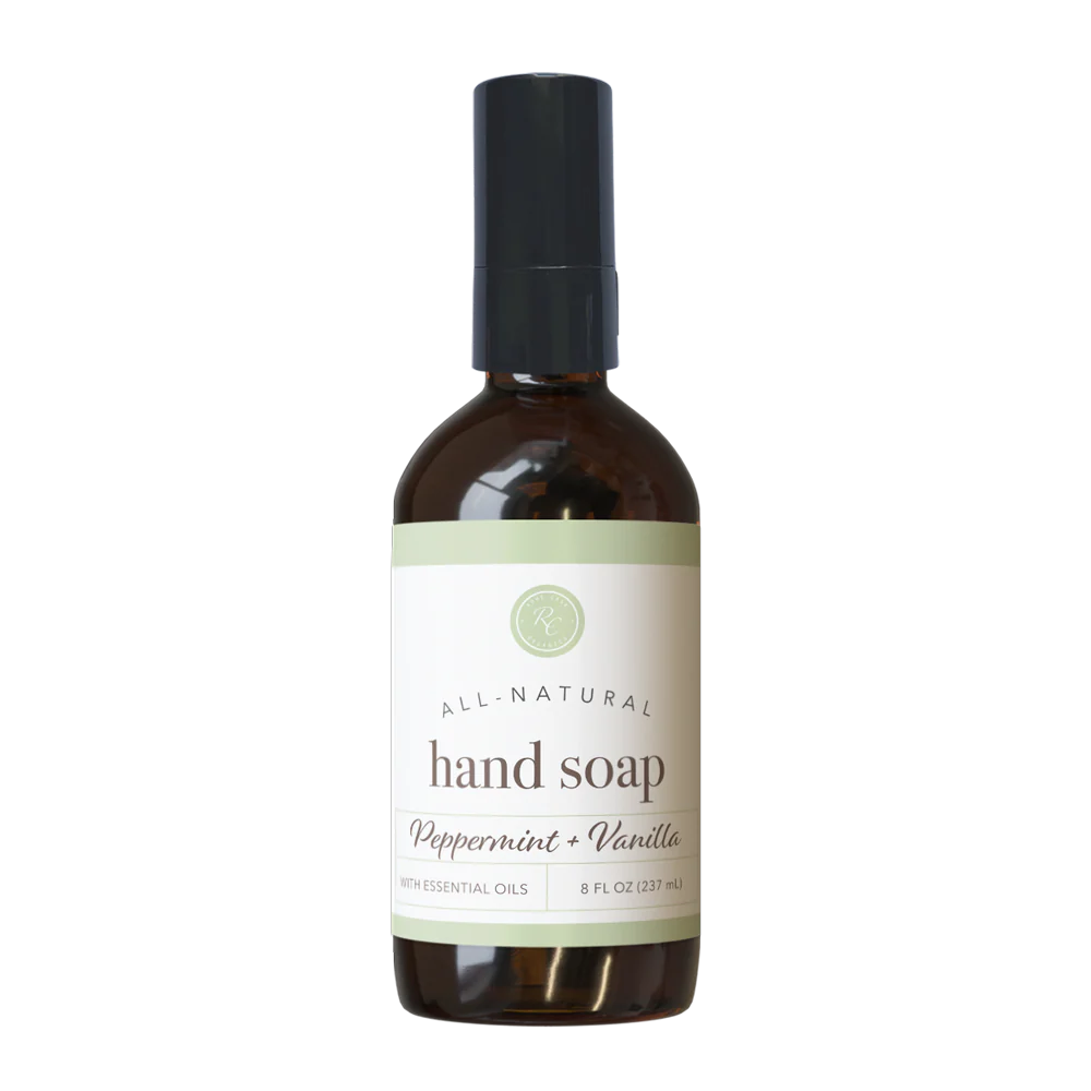 Peppermint + Vanilla Hand Soap | 8 Oz