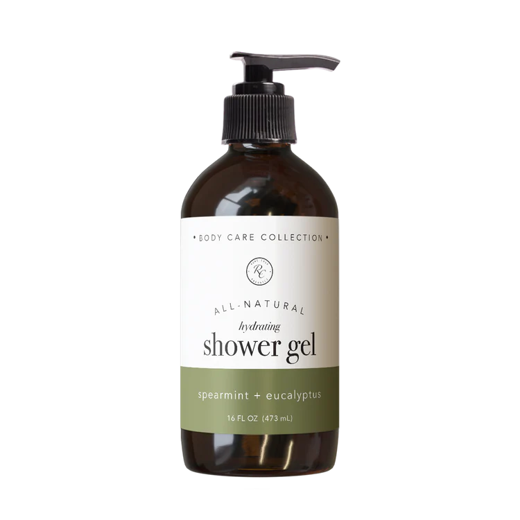 SHOWER GEL | 16 oz SPEARMINT + EUCALYPTUS