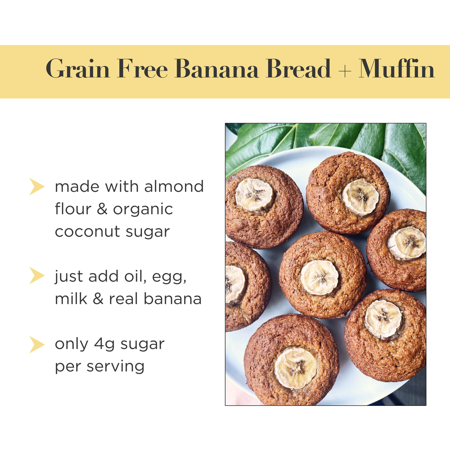 Banana Bread + Muffin Mix