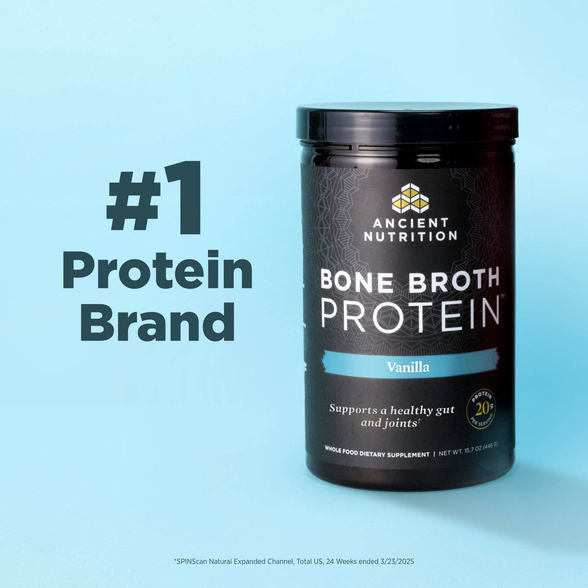 Bone Broth Protein | Powder Salted Caramel (20 Servings)