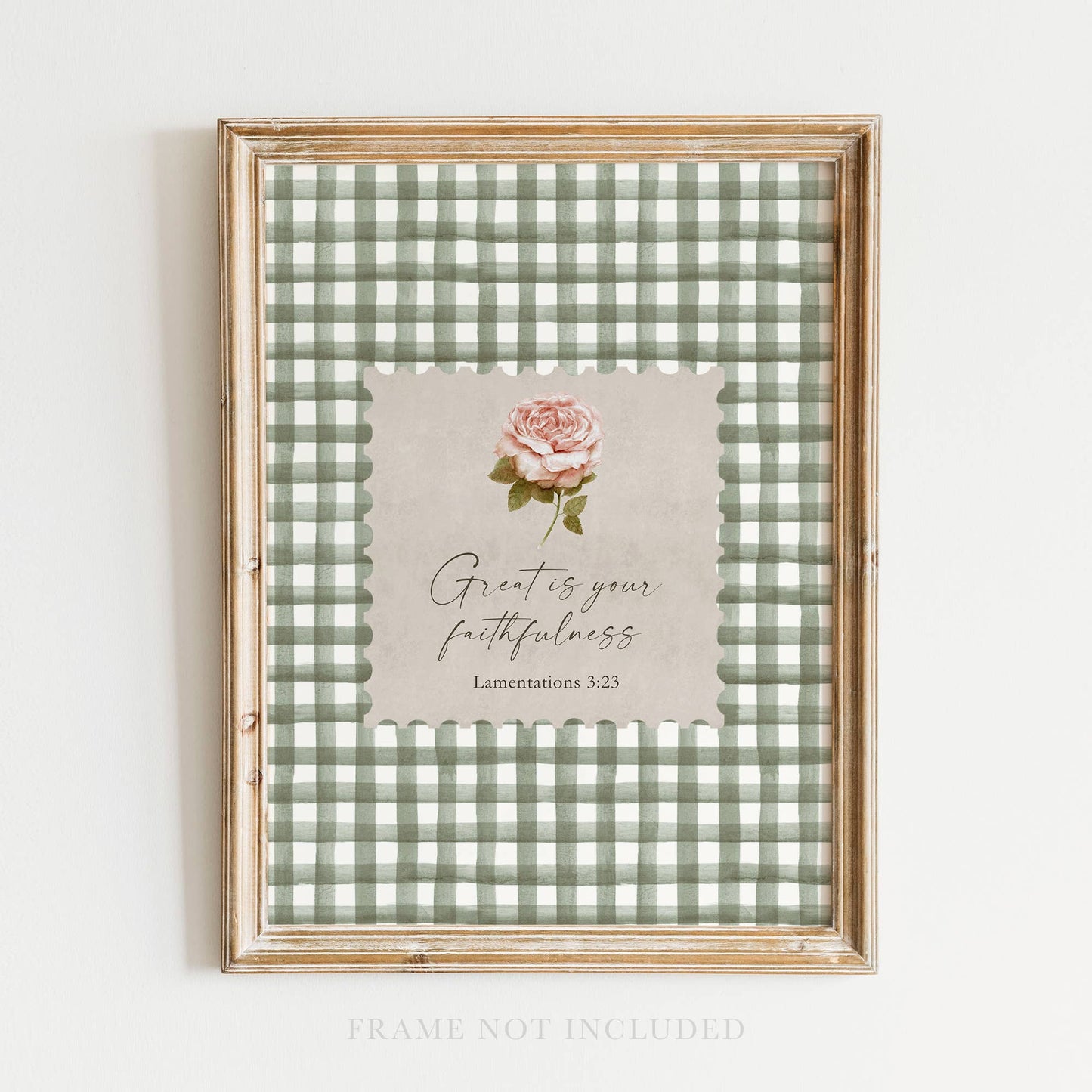 Faithfulness Christian Art 8 x 10 Frame