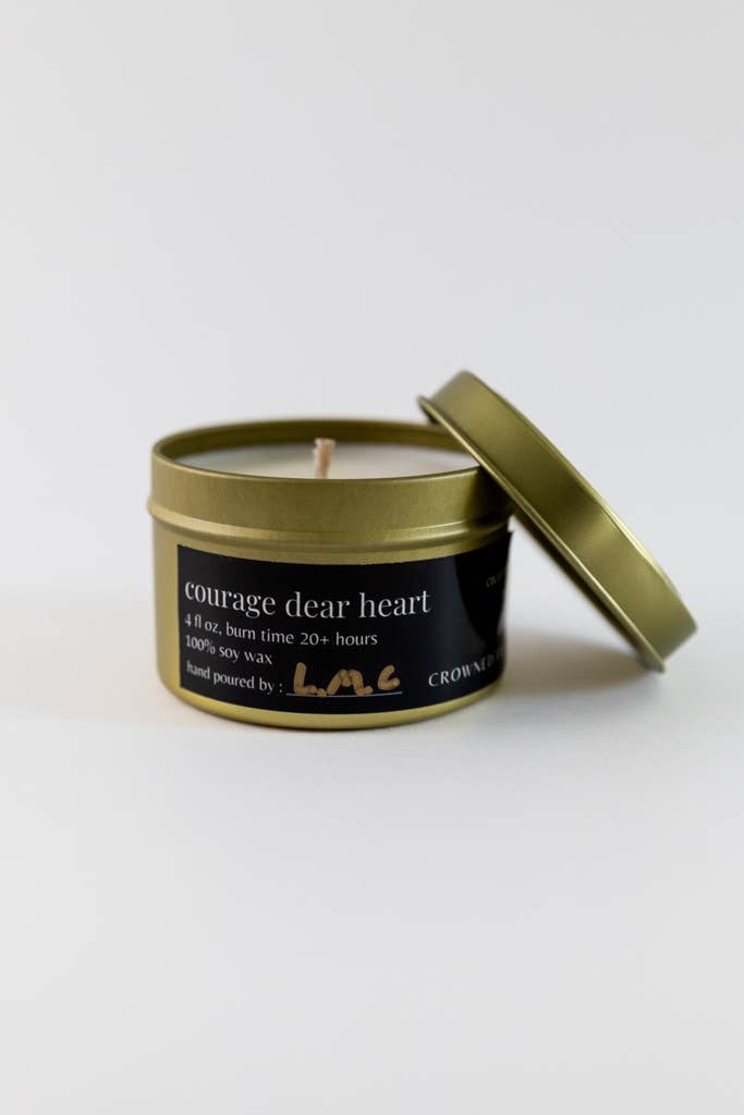 Courage Dear Heart Candle - Mini - Made by Survivors