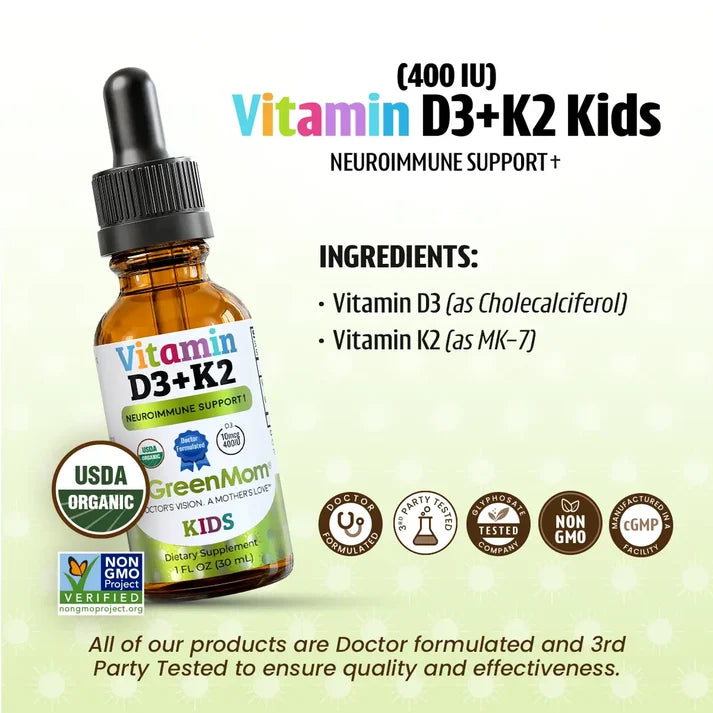 Vitamin D3+K2 (400IU)