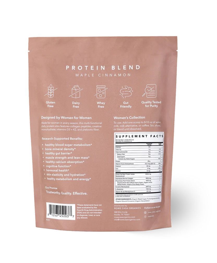 Women's Wellness Protein Blend - Maple Cinnamon | 33 oz