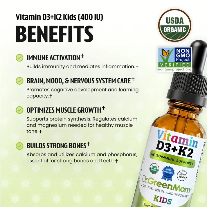 Vitamin D3+K2 (400IU)