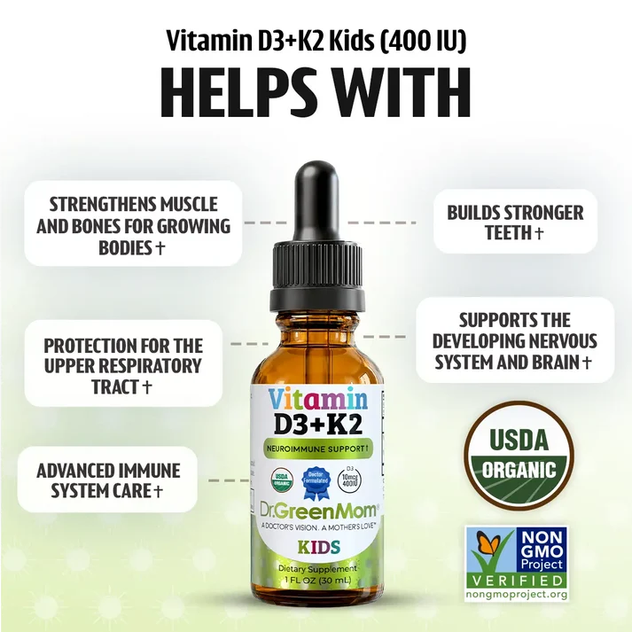 Vitamin D3+K2 (400IU)
