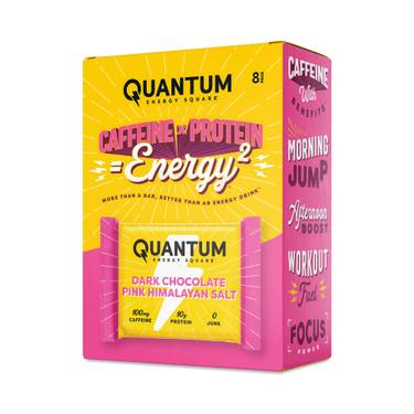 QUANTUM Energy Square (Dark Chocolate Pink Himalayan Salt) - Single