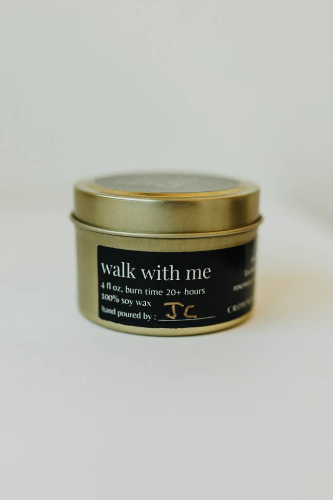Walk With Me Candle - Mini - Made by Survivors