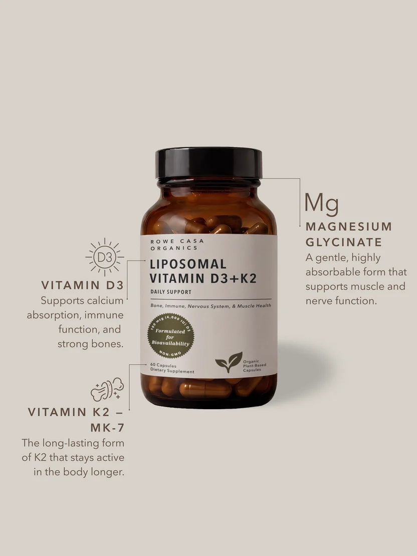 Liposomal Vitamin D3 + K2 | 60 Capsules