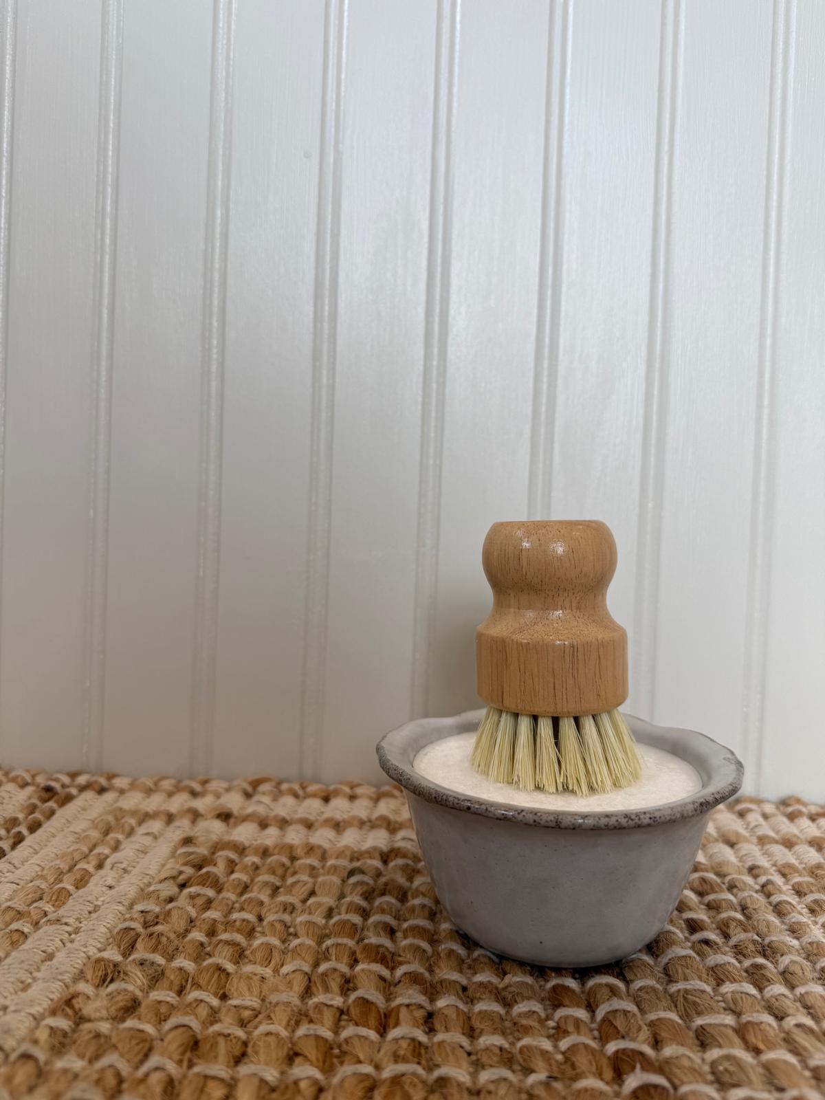 Natural Solid Dish Soap + Brush by Feral Blessings
