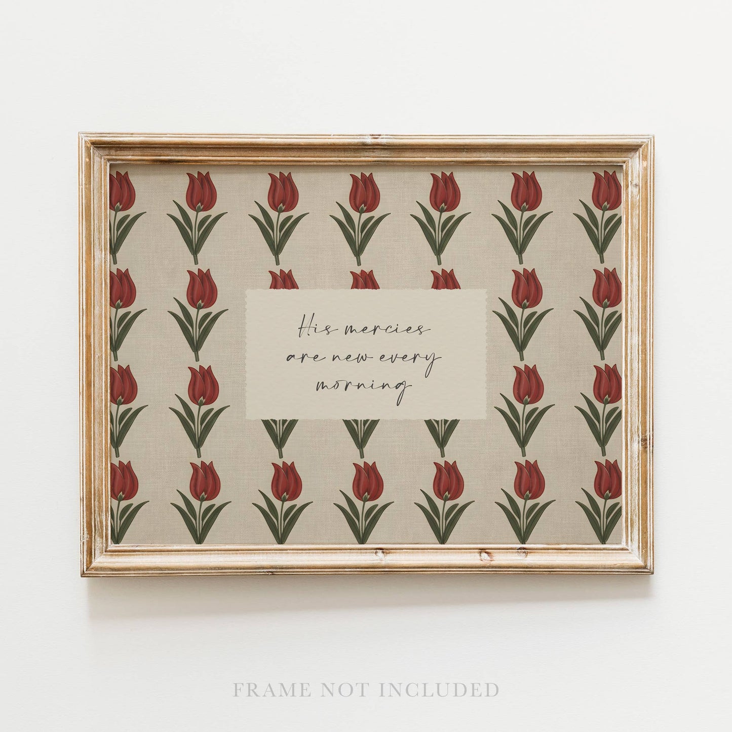 His Mercies Christian 5 x 7 Frame