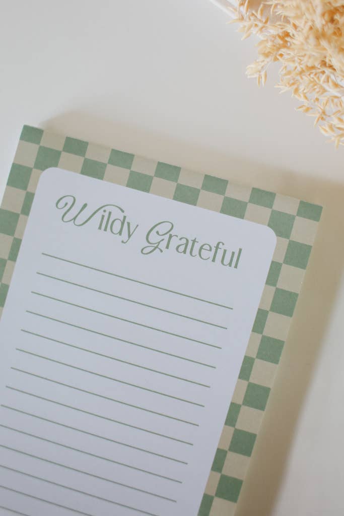 Wildly Grateful Notepad