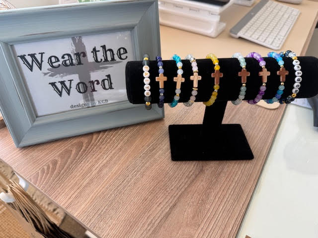 Wear the Word Cross Bracelet | Handmade Faith Bracelet