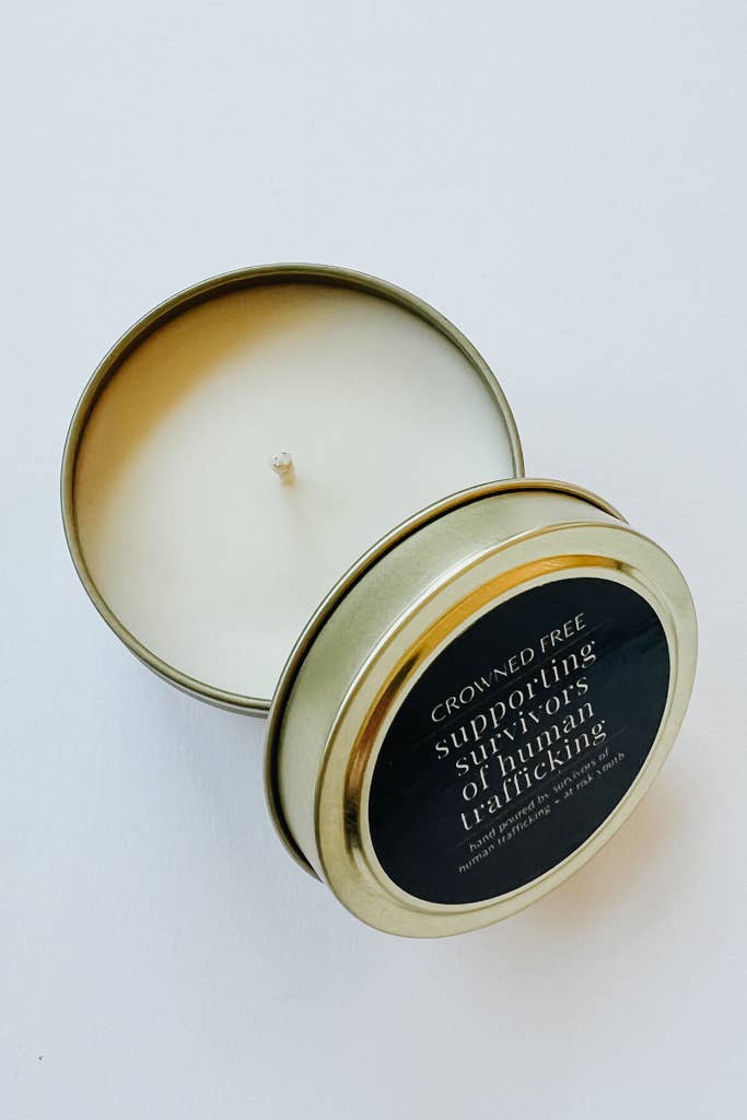 Courage Dear Heart Candle - Mini - Made by Survivors
