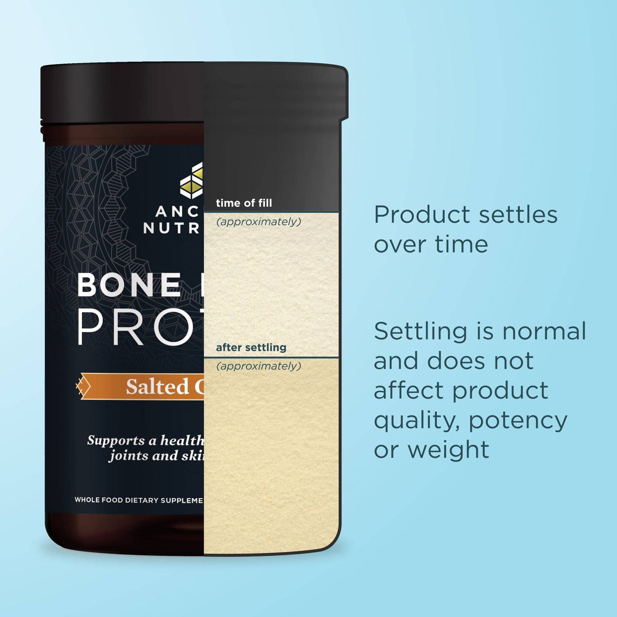 Bone Broth Protein | Powder Salted Caramel (20 Servings)