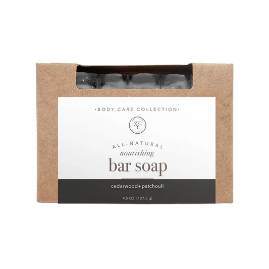 Cedarwood + Patchouli Bar Soap | 4.5 Oz
