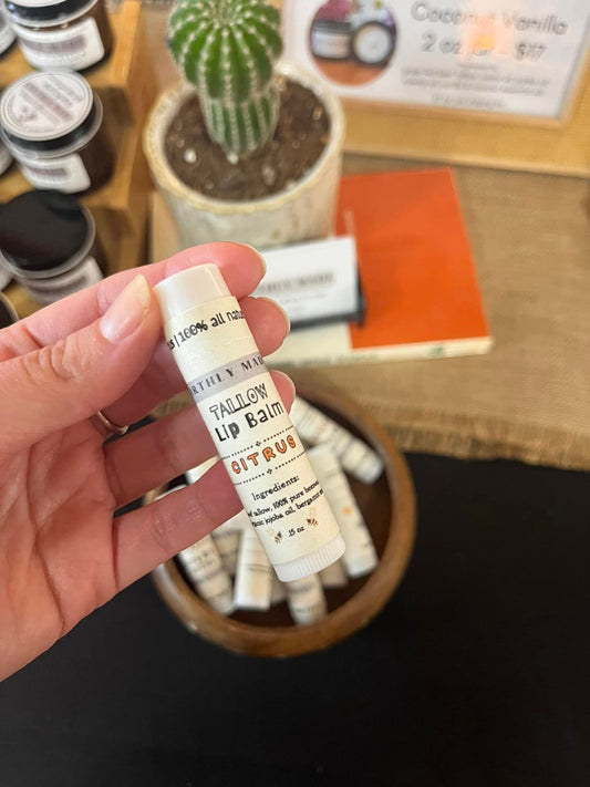 Citrus Tallow Lip Balm