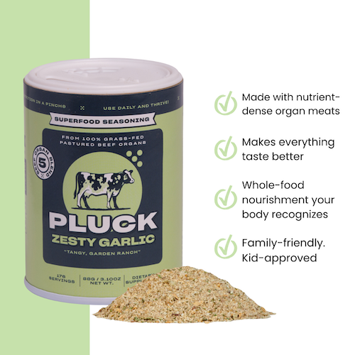 Pluck Zesty Garlic Superfood Seasoning