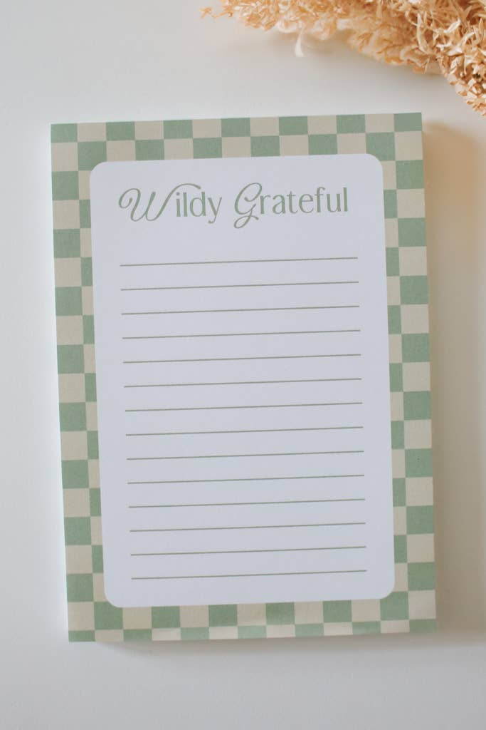 Wildly Grateful Notepad