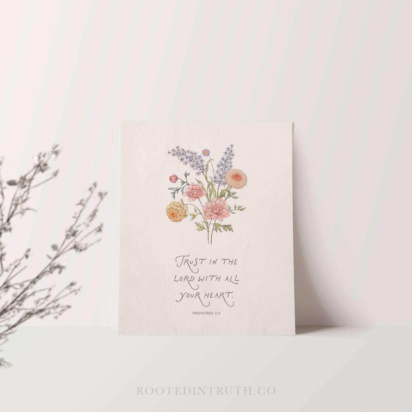 Trust in the Lord Christian Art Print