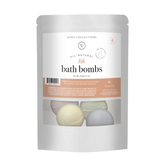 Fruity Kids Bath Bombs | 4 Count