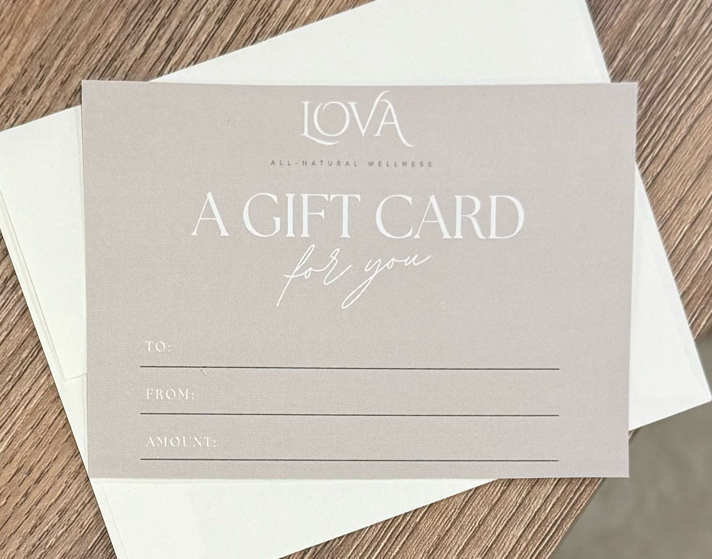 LOVA Gift Card