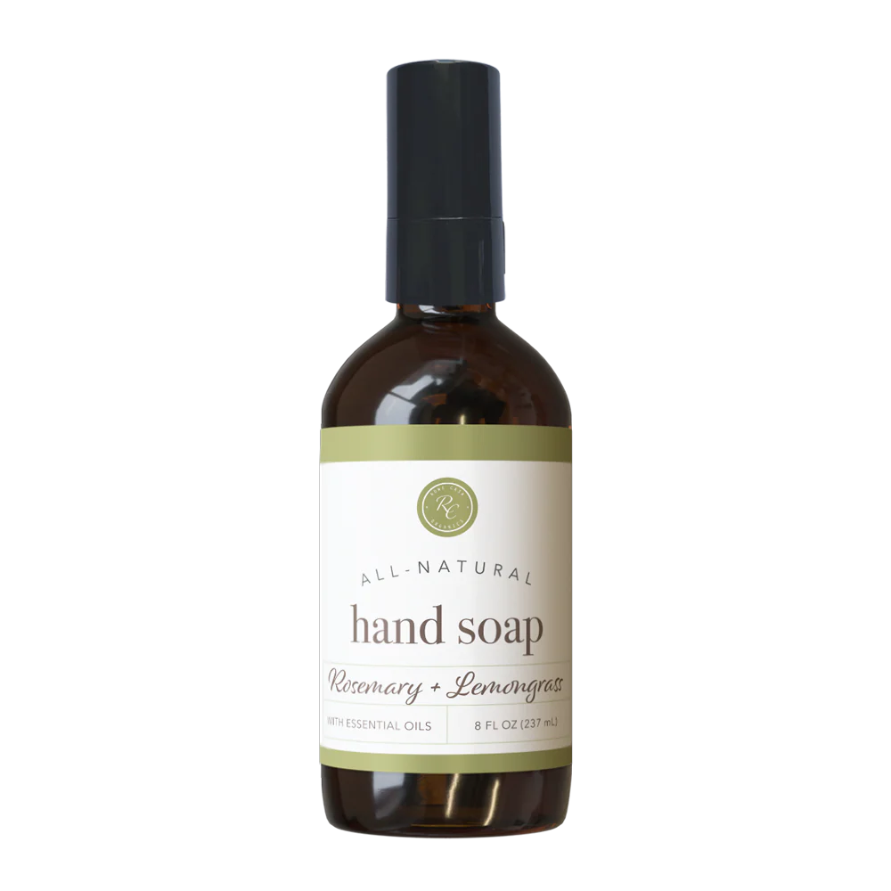 Rosemary + Lemongrass Hand Soap | 8 Oz