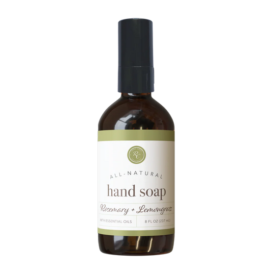 Rosemary + Lemongrass Hand Soap | 8 Oz