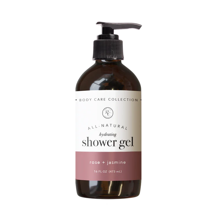 SHOWER GEL | 16 oz ROSE + JASMINE