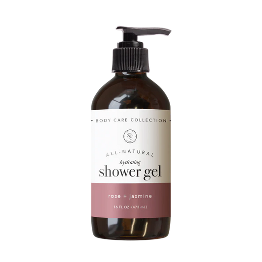 SHOWER GEL | 16 oz ROSE + JASMINE
