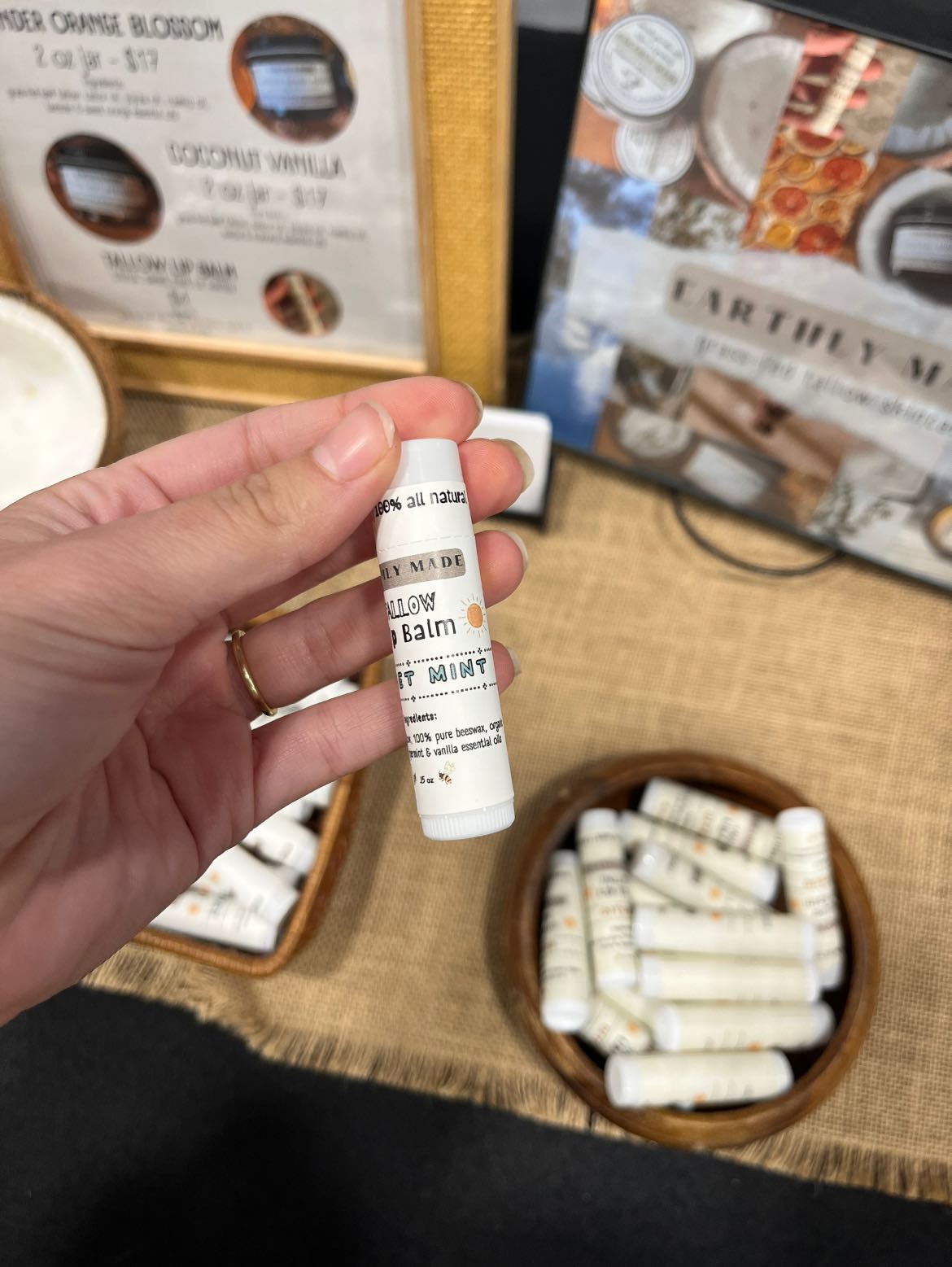 Sweet Mint Tallow Lip Balm